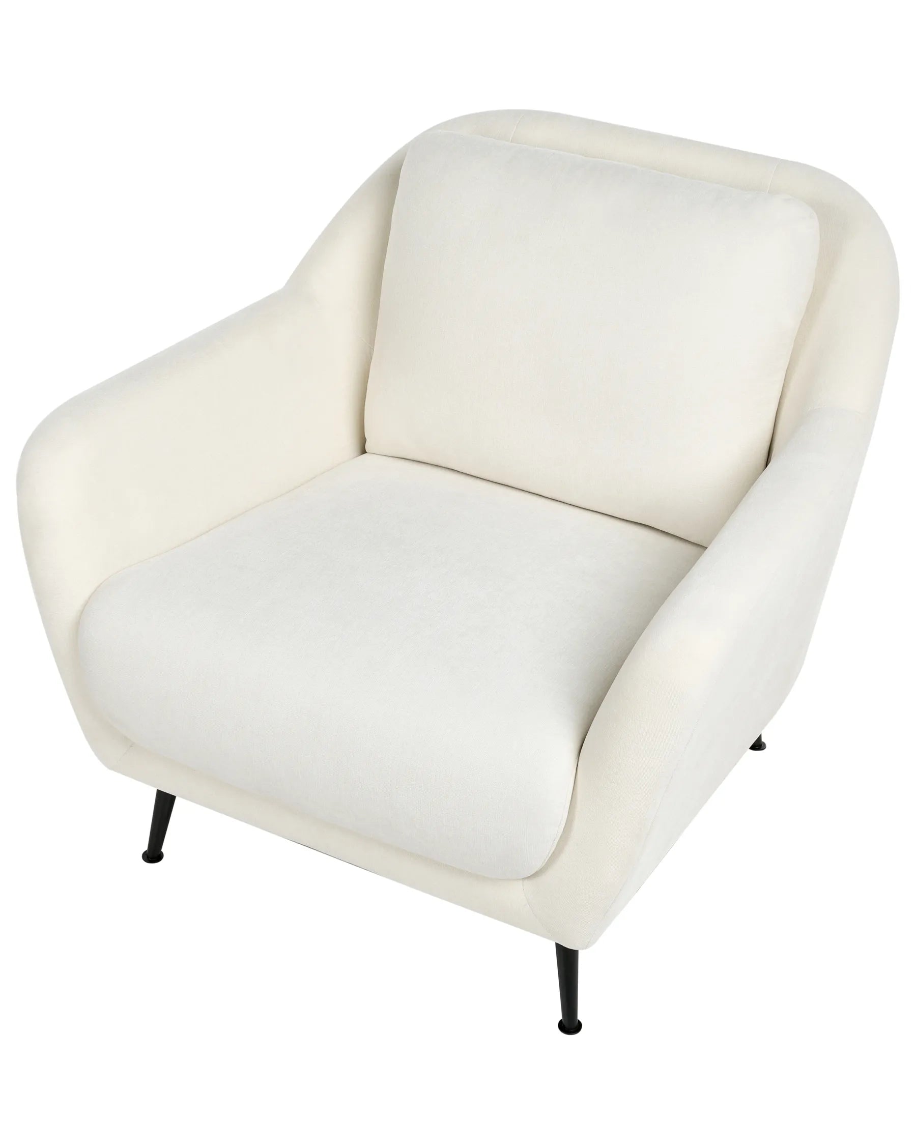 Armchair EIBY Chenille White