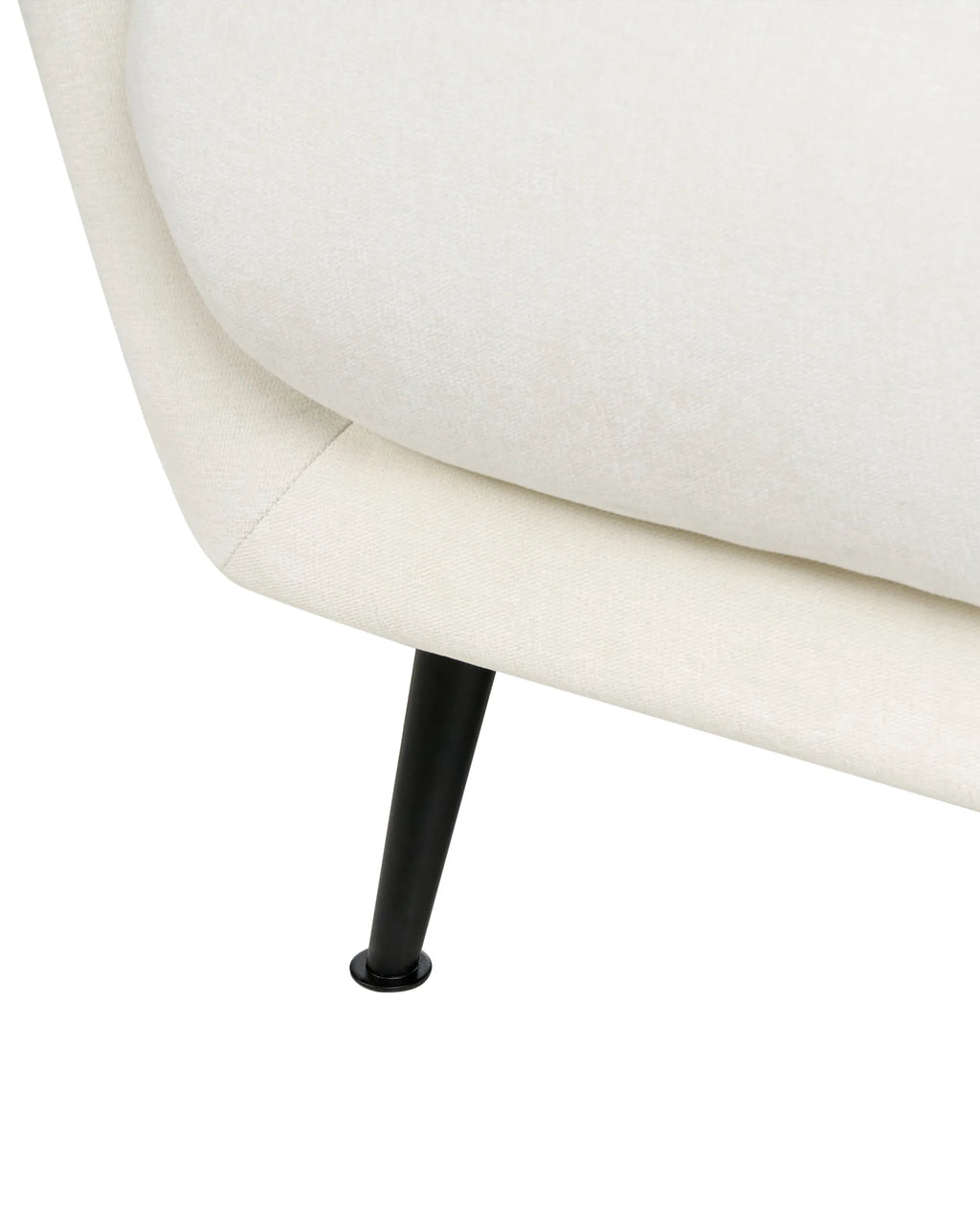 Armchair EIBY Chenille White
