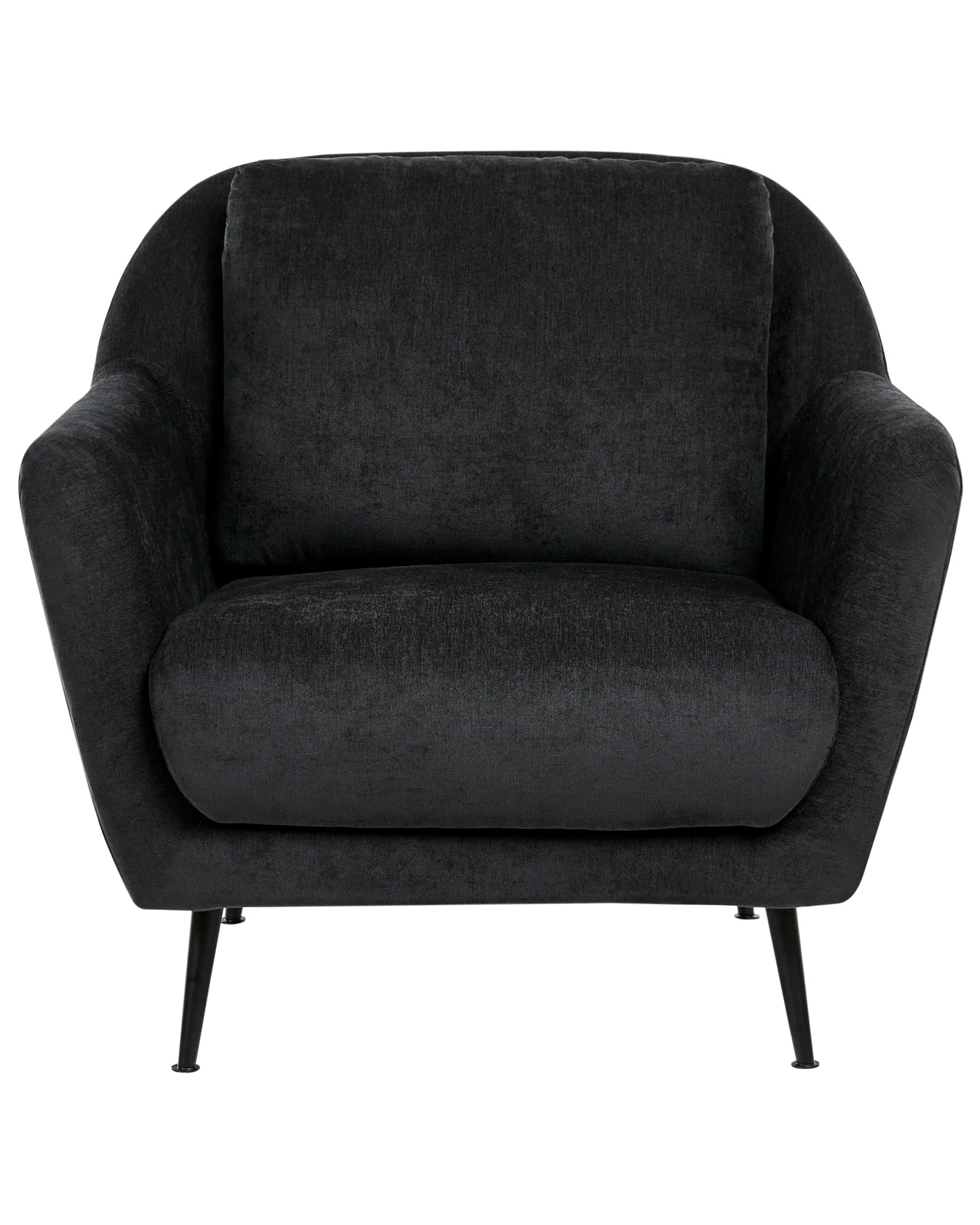 Armchair EIBY Chenille Black