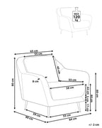 Armchair EIBY Chenille Black