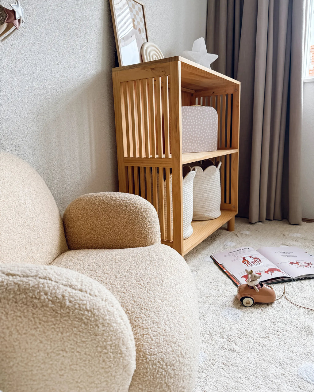 Kids Armchair HEM Boucle Beige