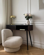Swivel Armchair AYLO Boucle Off-White