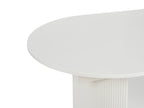 Extending Dining Table DULVERTON White 160/200 cm 90 cm