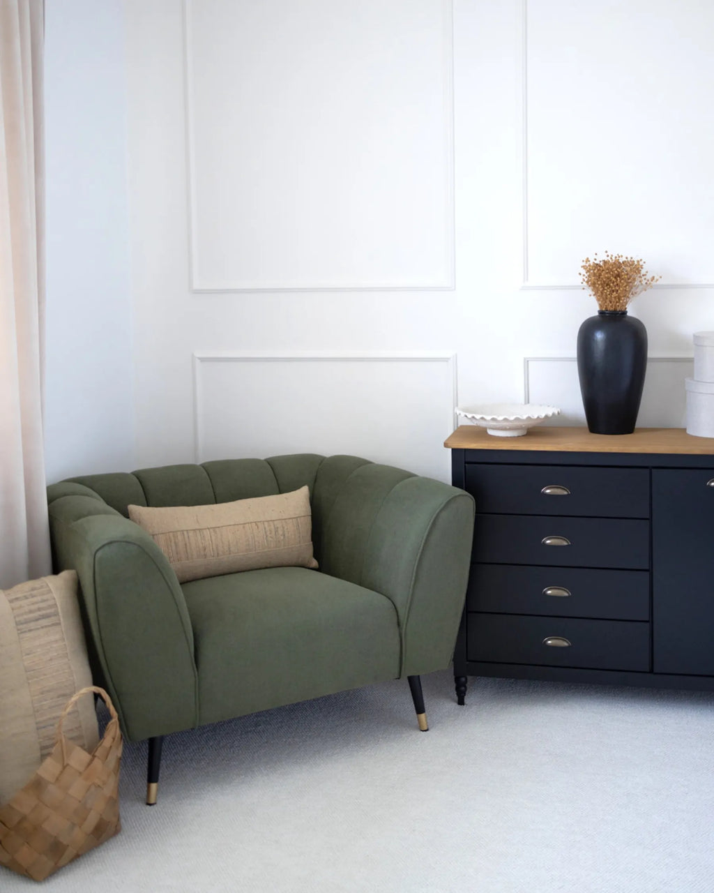 Armchair ORSTA Fabric Green