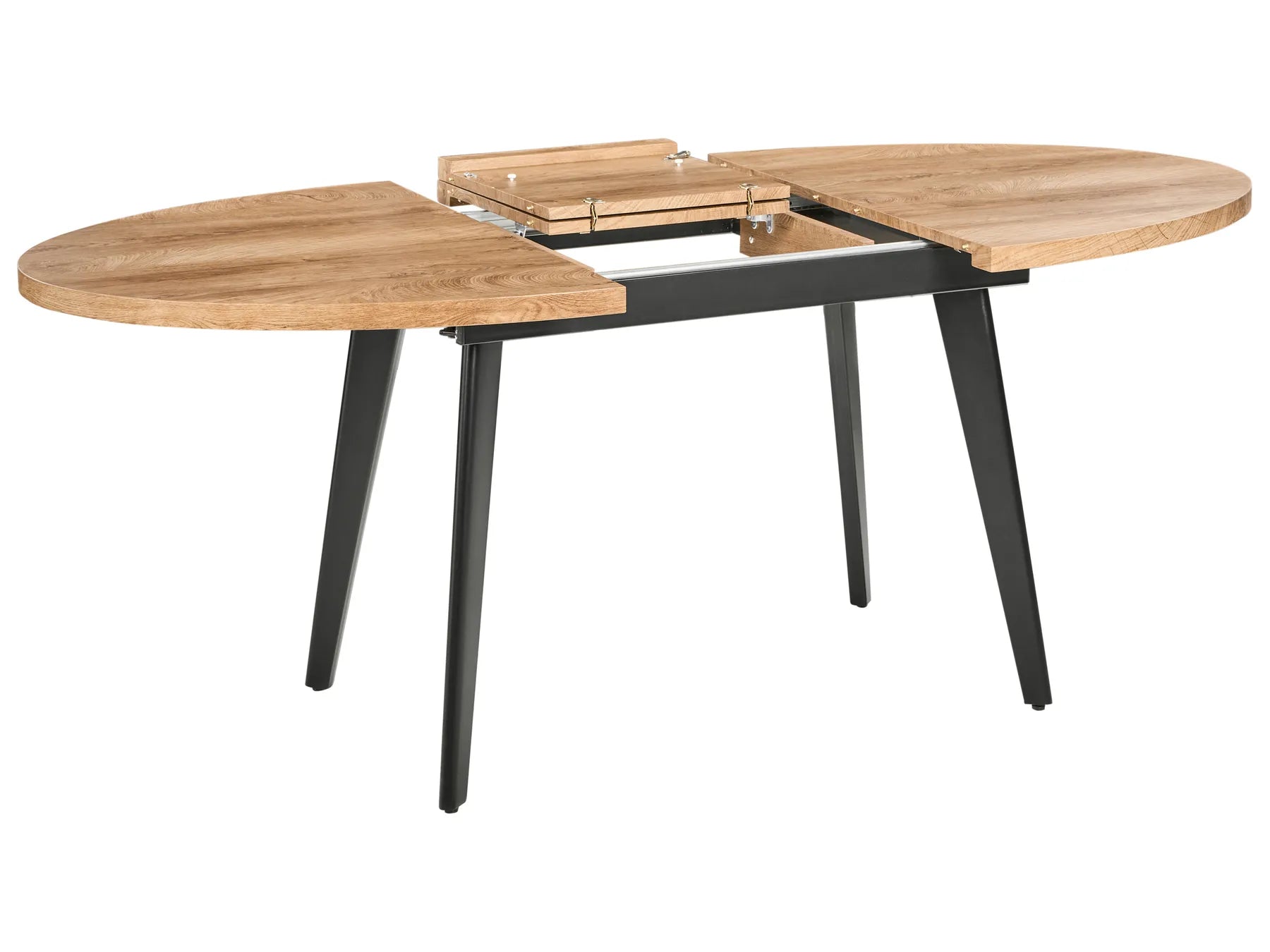 Extending Dining Table DUTTON Brown 140/180 cm 90 cm