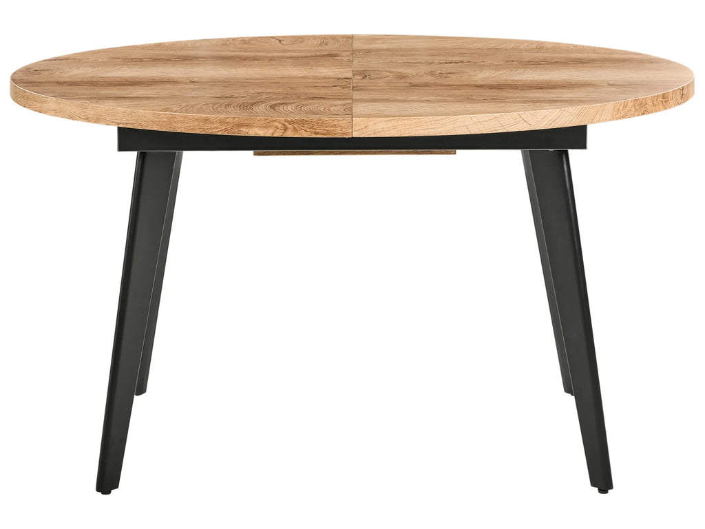 Extending Dining Table DUTTON Brown 140/180 cm 90 cm