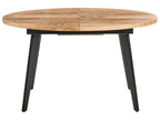 Extending Dining Table DUTTON Brown 140/180 cm 90 cm