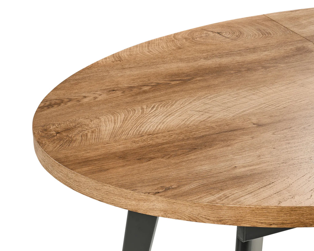 Extending Dining Table DUTTON Brown 140/180 cm 90 cm