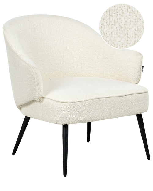 Armchair KAYLA Boucle Off-White
