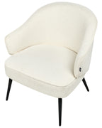 Armchair KAYLA Boucle Off-White