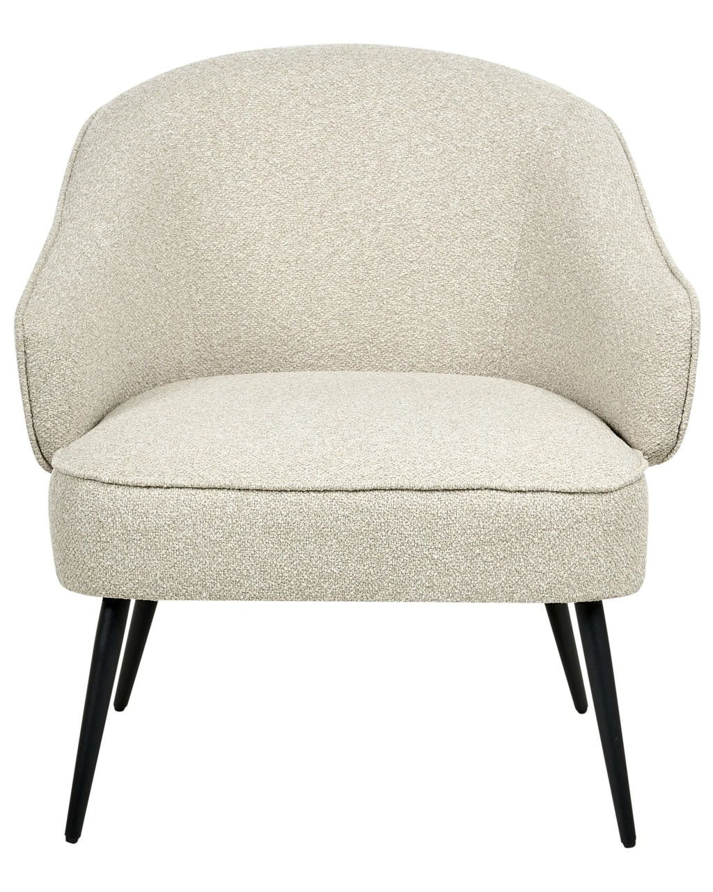 Armchair MERANO Boucle Light Beige – side view