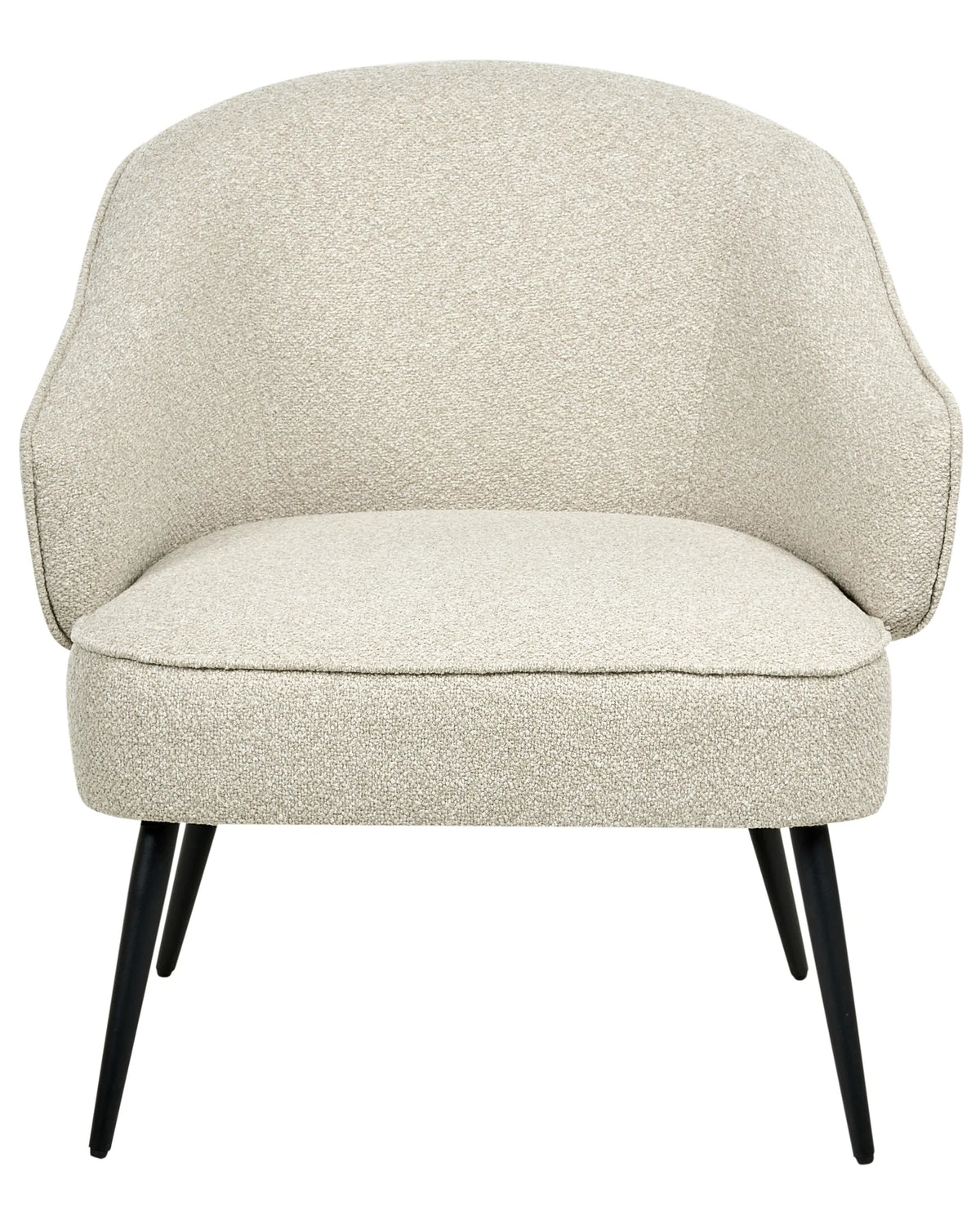Armchair MERANO Boucle Light Beige – side view