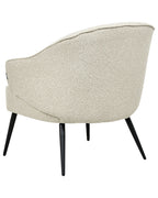 Armchair MERANO Boucle Light Beige – alternate side view