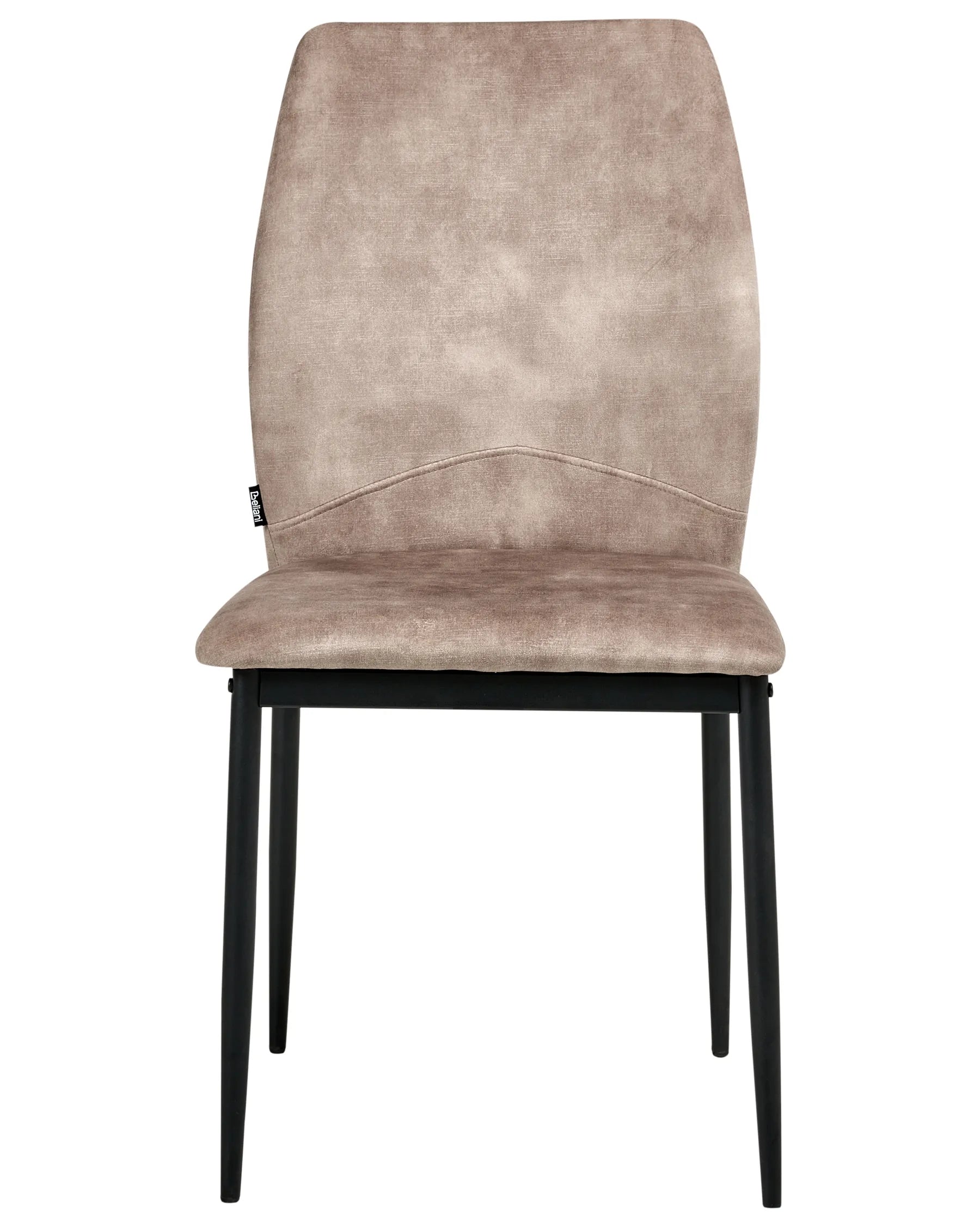 Set of 4 Dining Chairs ROCHEPORT Fabric Taupe