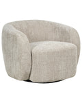Swivel Armchair TORE Fabric Beige
