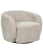 Swivel Armchair TORE Fabric Beige