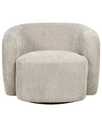 Swivel Armchair TORE Fabric Beige