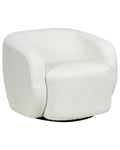 Swivel Armchair TORE Fabric Off-White