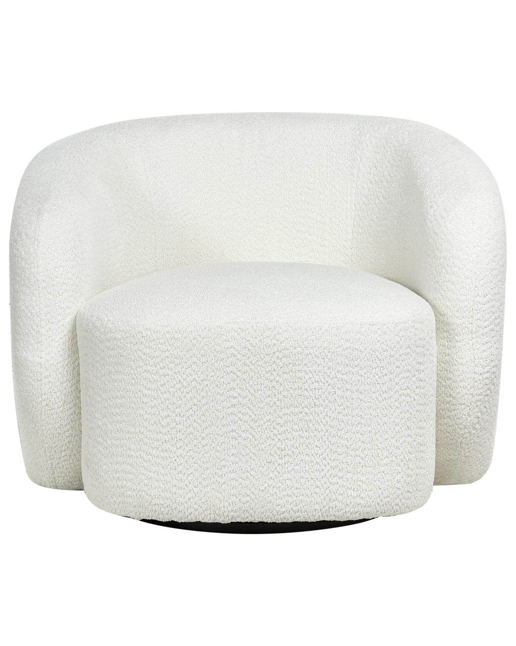 Swivel Armchair TORE Fabric Off-White