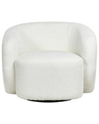 Swivel Armchair TORE Fabric Off-White