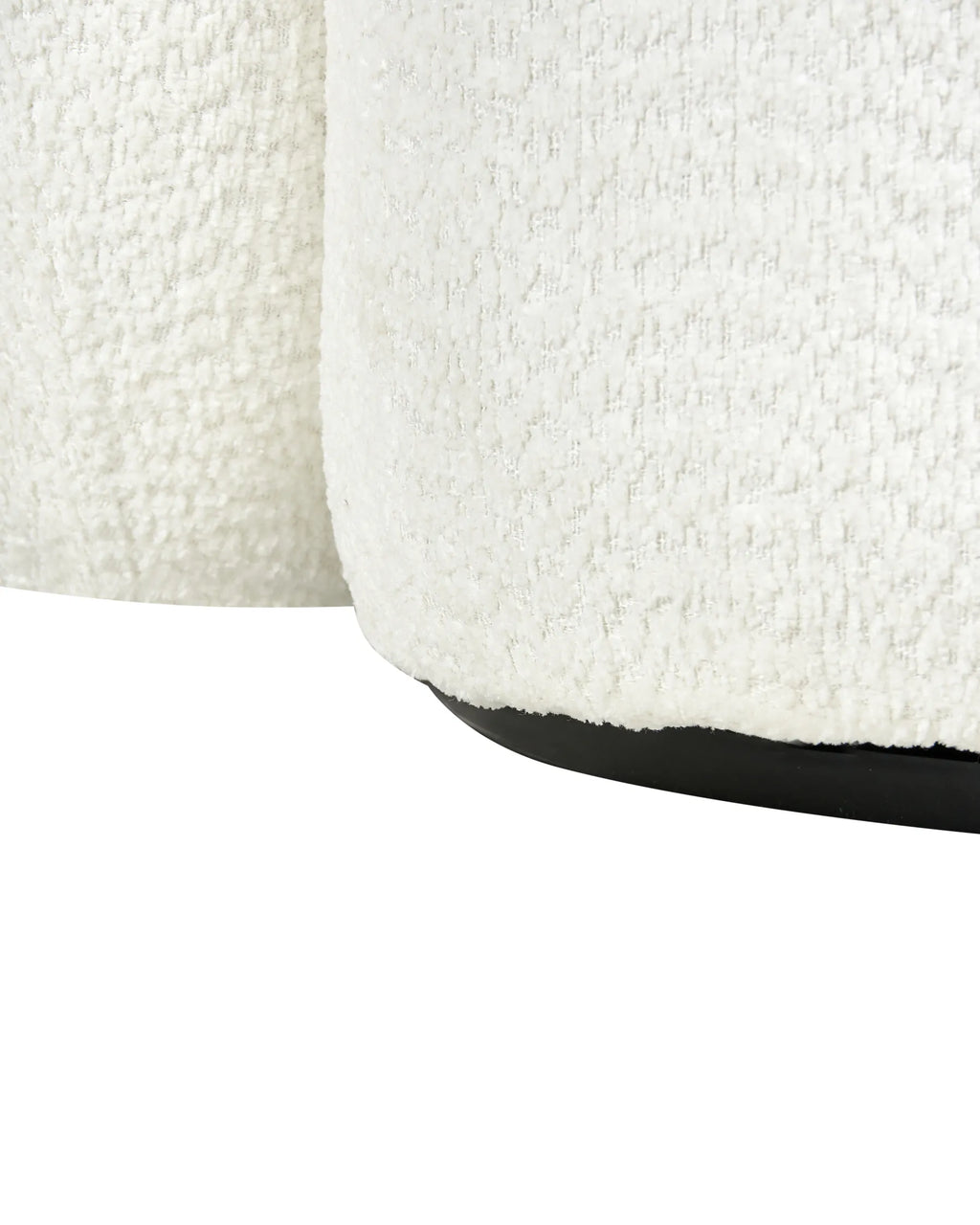 Swivel Armchair TORE Fabric Off-White