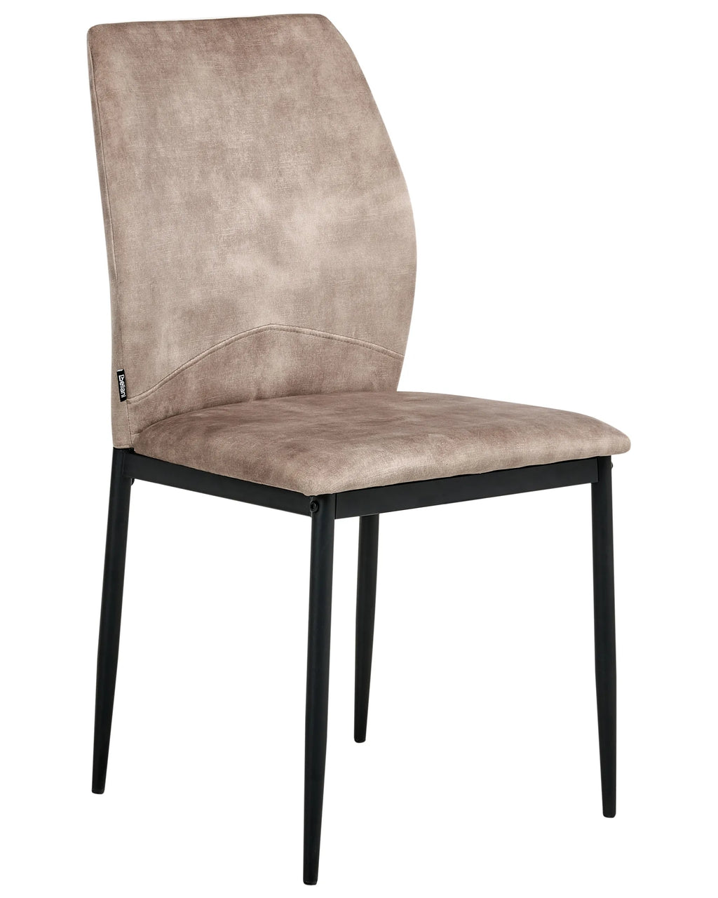 Set of 4 Dining Chairs ROCHEPORT Fabric Taupe