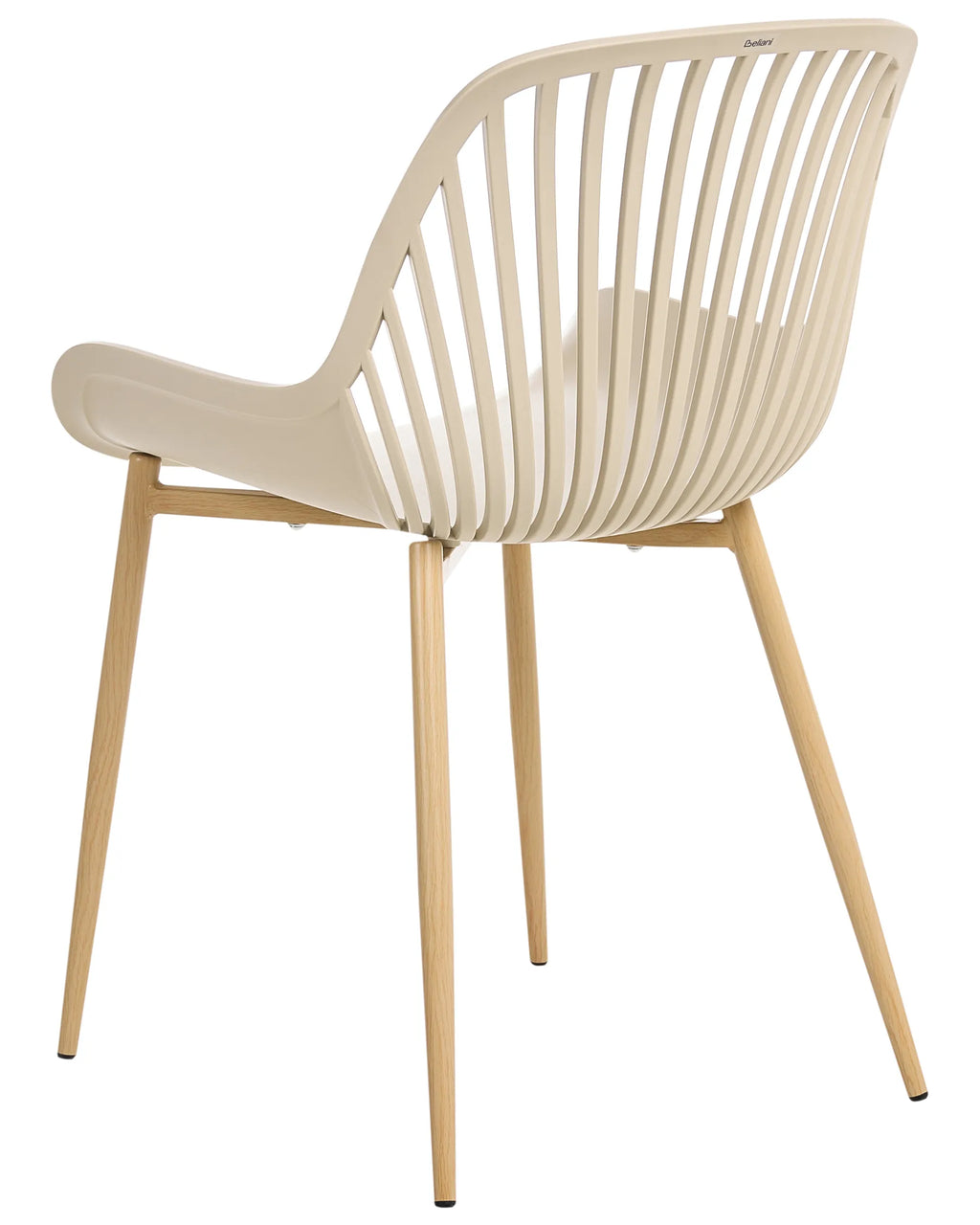 Set of 4 Dining Chairs KLEVE Beige