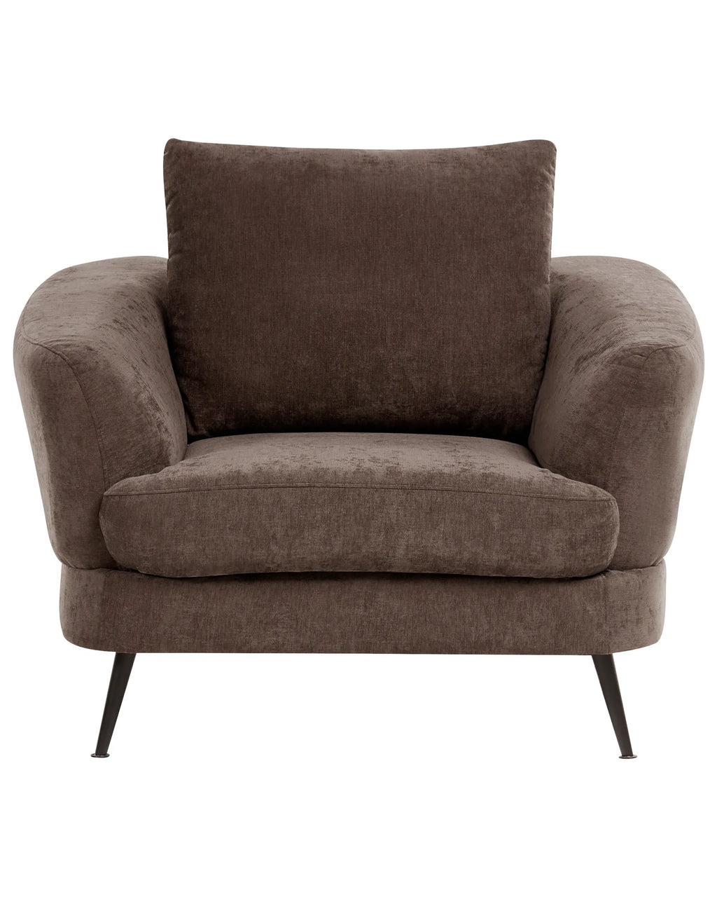 Armchair KJAER Chenille Dark Brown