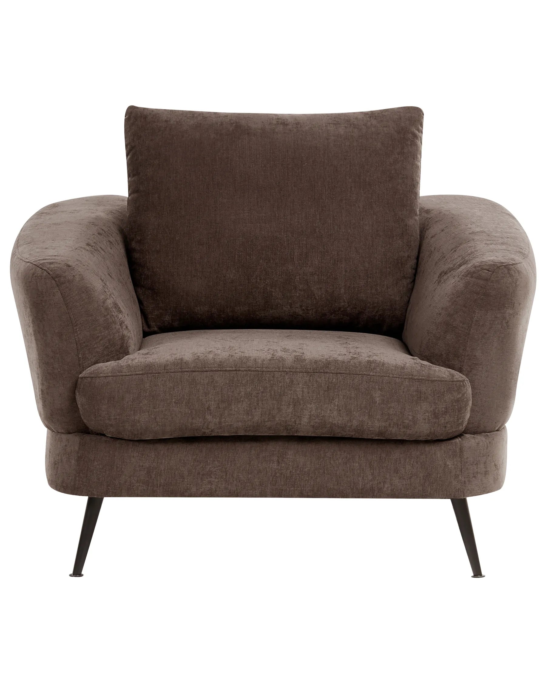 Armchair KJAER Chenille Dark Brown