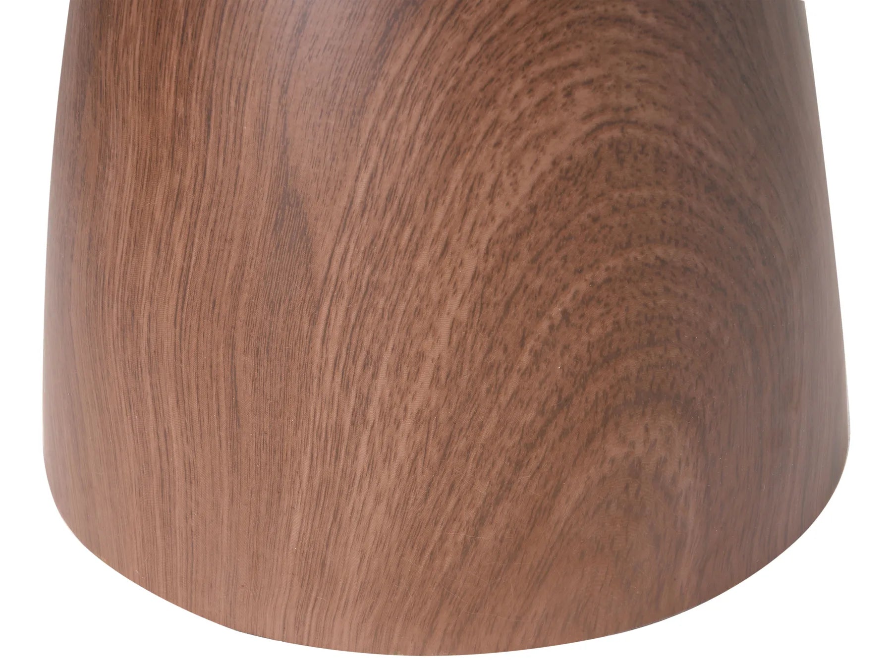 Side Table WALLIS Tempered Glass Brown/ Black