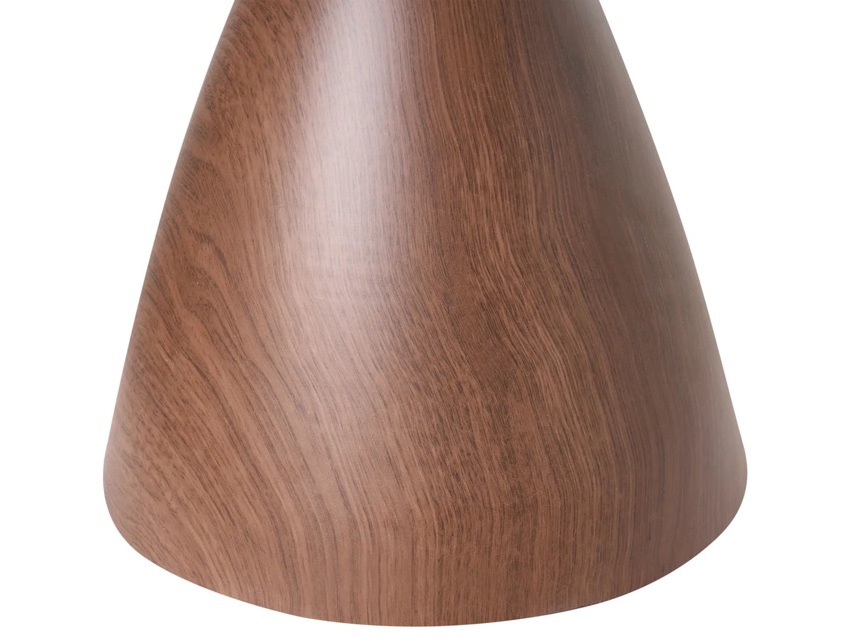 Side Table PANA Tempered Glass Brown Black — side product view