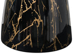 Side Table STORM Metal Marble/ Gold