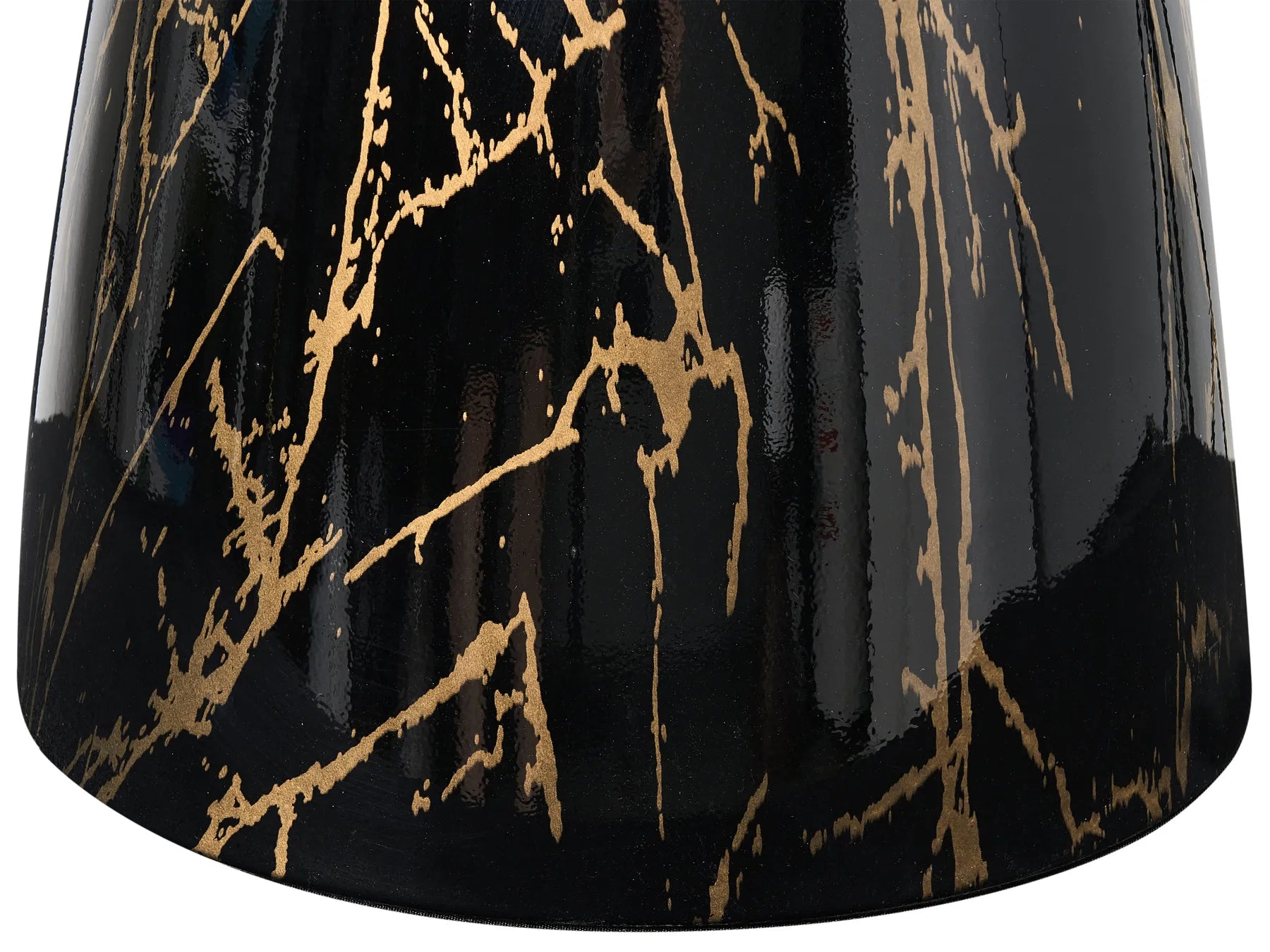 Side Table STORM Metal Marble/ Gold