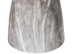 Side Table CADY Tempered Glass Black Marble