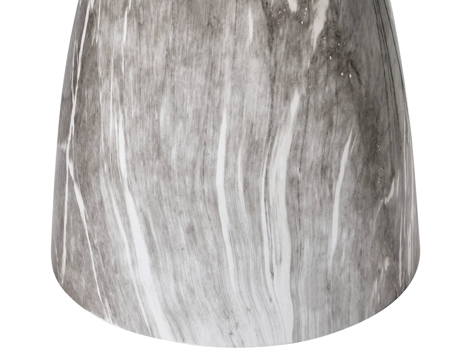 Side Table CADY Tempered Glass Black Marble