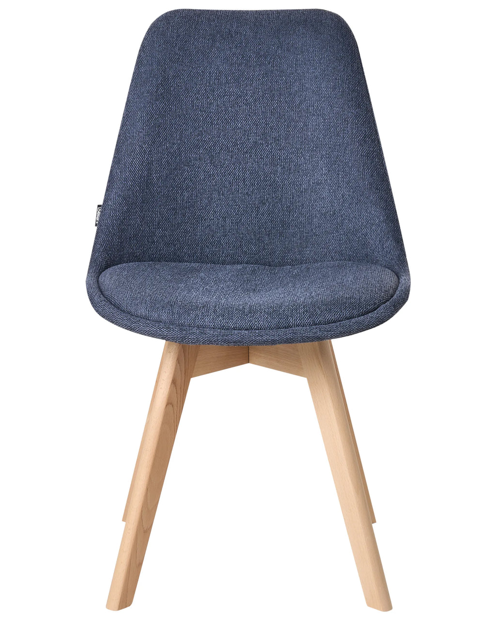 Set of 2 Dining Chairs DAKOTA II Fabric Dark Blue