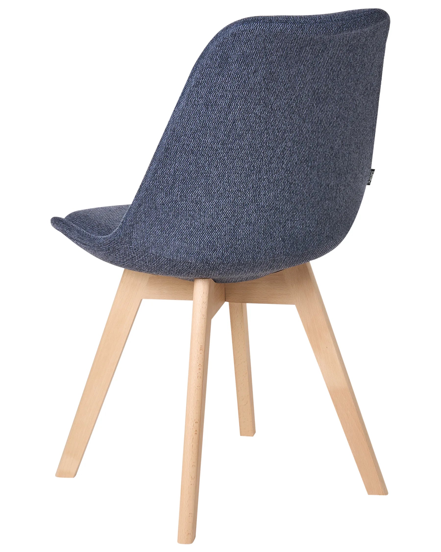 Set of 2 Dining Chairs DAKOTA II Fabric Dark Blue