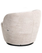 Swivel Armchair KUOLPA Chenille Beige