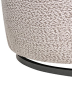 Swivel Armchair KUOLPA Chenille Beige