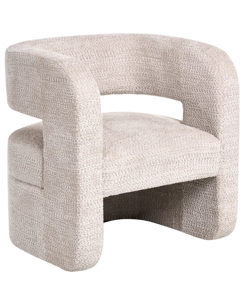 Armchair VIDSEL Chenille Beige