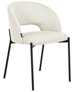 Set of 2 Dining Chairs PENNY Fabric Light Beige