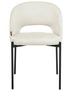 Set of 2 Dining Chairs PENNY Fabric Light Beige