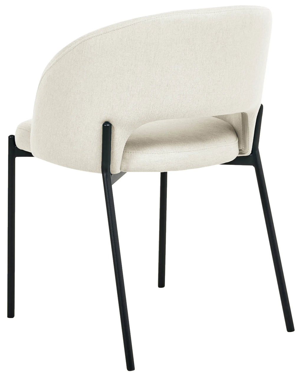 Set of 2 Dining Chairs PENNY Fabric Light Beige
