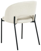 Set of 2 Dining Chairs PENNY Fabric Light Beige