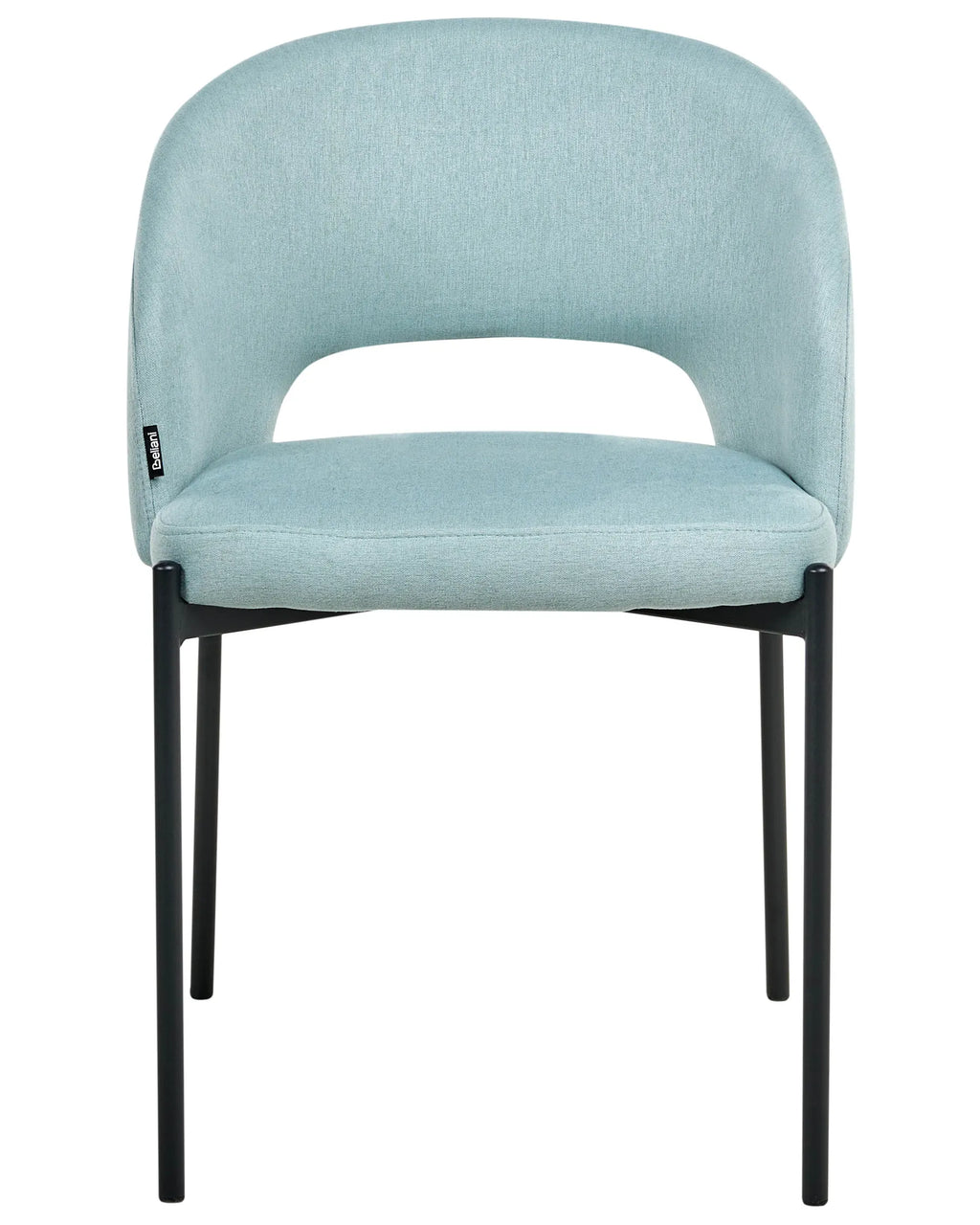Set of 2 Dining Chairs PENNY Fabric Light Blue