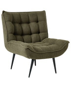 Armchair ALVESTA Boucle Dark Green