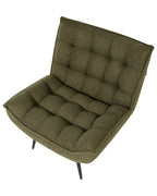 Armchair ALVESTA Boucle Dark Green