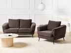 Armchair KJAER Chenille Dark Brown