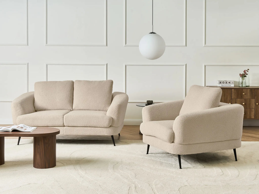 Armchair KJAER Boucle Light Beige