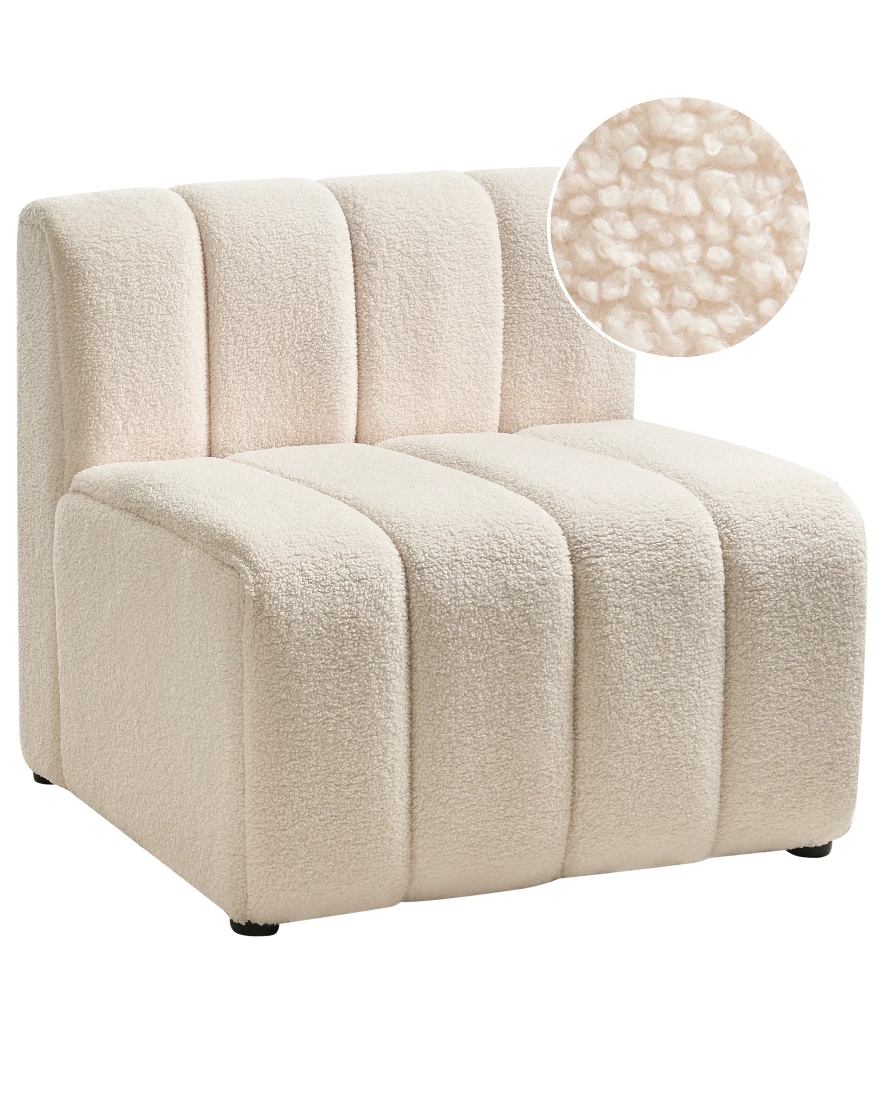 Armchair KAGE Boucle Light Beige